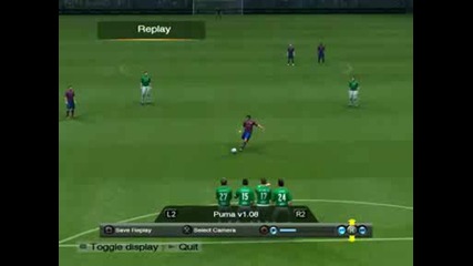 Xavi goal pes 2009