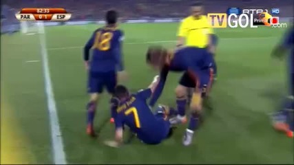 World Cup Парагвай 0:1 Испания - 1/4финал 