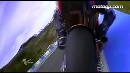 Екстремни кадри от състезанието в Jerez Motogp 2010 