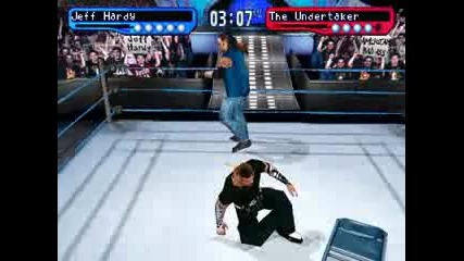 Jeff hardy vs The undertaker my gameplay smackdown for ps1