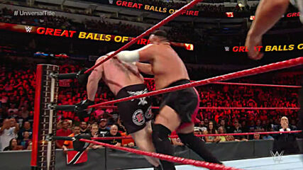 Brock Lesnar vs. Samoa Joe – Universal Title Match: WWE Great Balls of Fire 2017 (Full Match)
