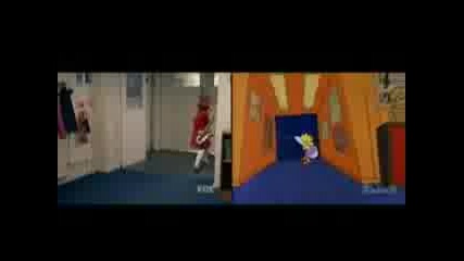 The Simpsons Intro - Cartoon vs. Real Life