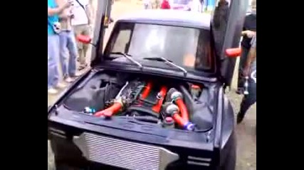 Lada 2107 с двигател от Skylyne 4.2 Bturbo