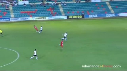Carlos Salamanca - Sporting Gijon. Акценти от срещата