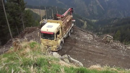 Man holztransport