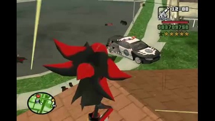 Shadow the Hedgehog in San Andreas 