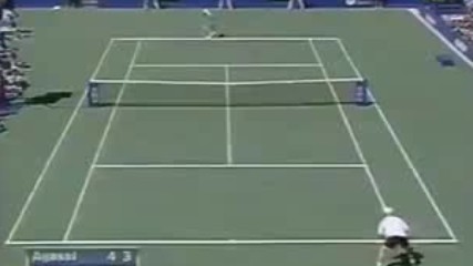 Ferrero vs Agassi Us Open 2003