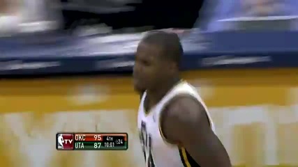 Utah Jazz vs Oklahoma City Thunder 105 - 121 [05.02.2011]