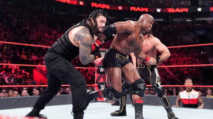 AJ Styles, Roman Reigns & Seth Rollins vs. Bobby Lashley, Drew McIntyre & Baron Corbin: Raw, April 15, 2019