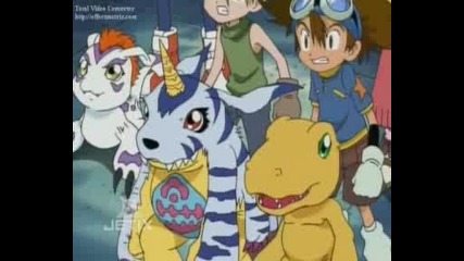 Digimon Season1 Ep.14 - departure for a new continent {eng Audio} 
