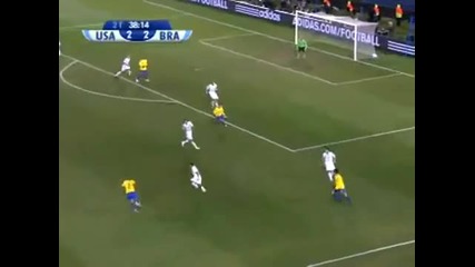 Brazil vs Usa world Cup South Africa 2010 