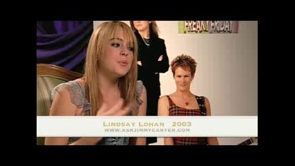 Lindsay Lohan cute interview in 2003
