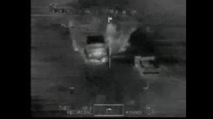 Апачи поразява жива сила Apache Helicopter Attack Footage Iraq