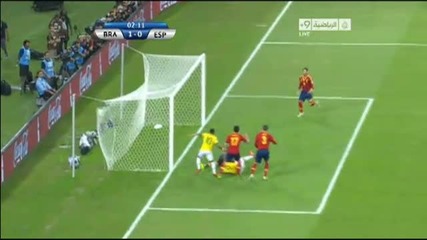 Бразилия - Испания 1:0, Фред (2)