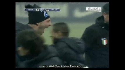 24.01.2010 Интер 2 - 0 Милан гол на Диего Милито 