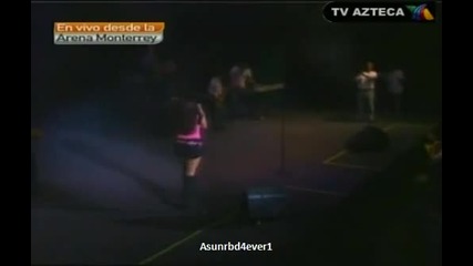 Dulce Maria No Se Parece y Inevitable concierto Unidos Somos Nuevo Leon 
