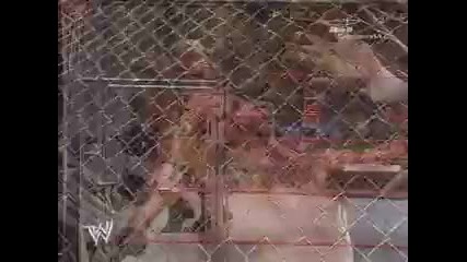 Ric Flair vs Randy Orton steel cage match part 2