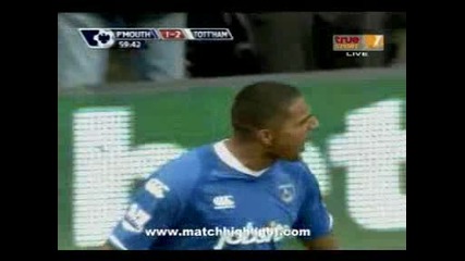 Портсмун - Тотнам 1:2 Highlights 