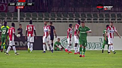 Лудогорец - Цървена звезда 1:0 /полувреме/