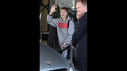 Justin Leaving His Hotel, Birmingham