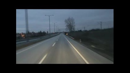 02.03.2012 След касите на Одрин-летим с 110км в час!!!