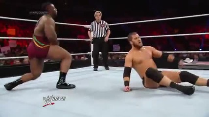 Big E Langston vs. Curtis Axel - Intercontinental Title Match- Raw, 18, 2013