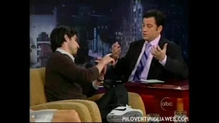 Milo Ventimiglia В Шоуто На Jimmy Kimmel