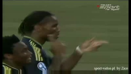 A must see - Drogba scores for 1 - 0 versus milan Hq