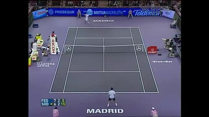 Federer v. Soderling - Madrid 2006 Hd Highlights 