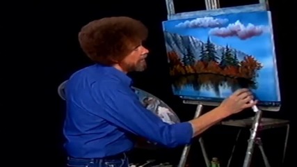 S10 Радостта на живописта с Bob Ross E06 - есенна гора ღобучение в рисуване, живописღ