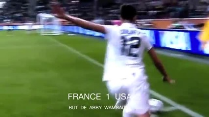 Женски футбол-1/2 финал, Франция- Сащ 1:3,световно първенство,2011