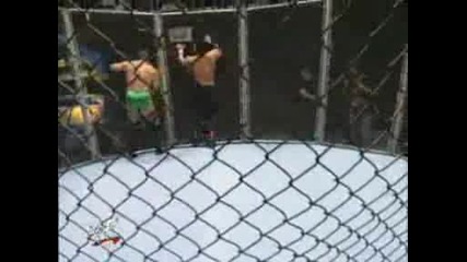 Wwf Summerslam 1999 - Ken Shamrok Vs Steve Blackman ( Lions Den Weapons Match ) 