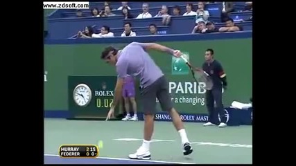 Murray vs Federer - Shanghai 2010! - The Full Match! - Part 1/9!