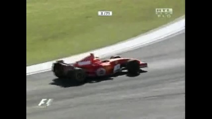 Michael Schumacher 2006 Brasil (stand up for the champion