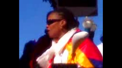 Majora Carter Takes Action For Tibet Durin