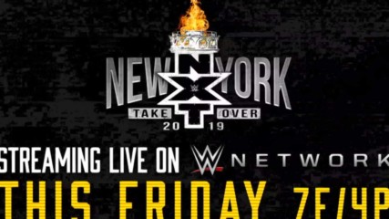 History will be made at NXT TakeOver: New York - This Friday on WWE Network