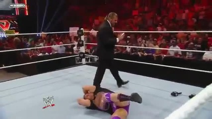 Triple H Attacks Zack Ryder