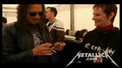 Metallica - Meet And Greet - Dublin 1.08.2009