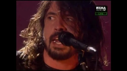 Foo Fighters - The Pretender & God Save The Queen (live Mtv Ema 2007) 