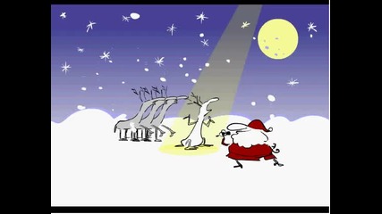 Santa and his singing reindeer with lyrics 