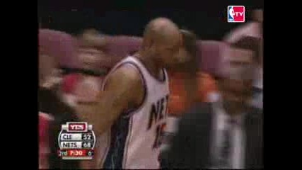 Vince Carter Super Block Vs Lebron James