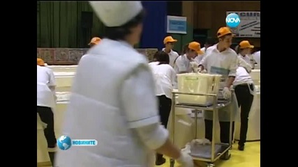 Габровци направиха най-дългото сметаново руло
