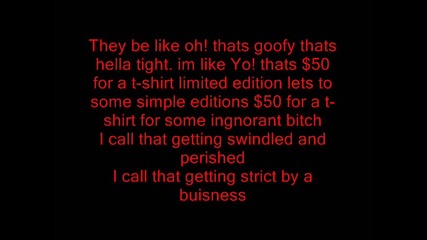 Macklemore - Thrift Shop Ft. Wanz Lyrics On Screen