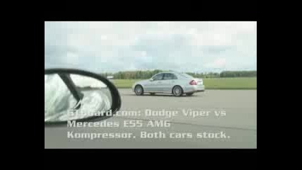 Dodge Viper Vs Mercedes E55 Amg