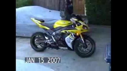 Yamaha R1 2005 No Exhaust