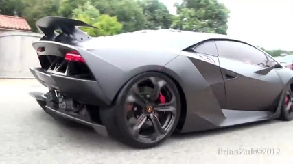 Lamborghini Sesto Elemento - Start Ups and On Road