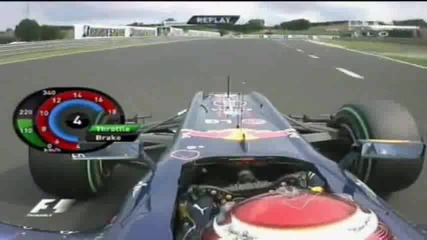 Формула 1 2010 - Себастиян Фетел полпозишън на пистата Хунгаруринг 