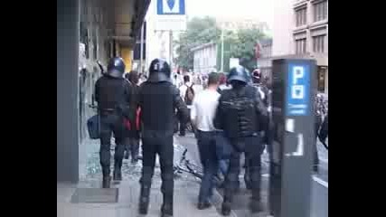 Протест против Г8 в Швейцария