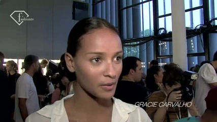 Sao Paulo Fashion Week - Maria Bonita Fall Winter 2011 - 2012 - Backstage - fashiontv Ftv.com 