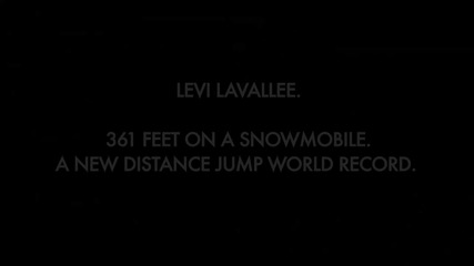 Levi Lavallees World Record Snowmobile Jump 